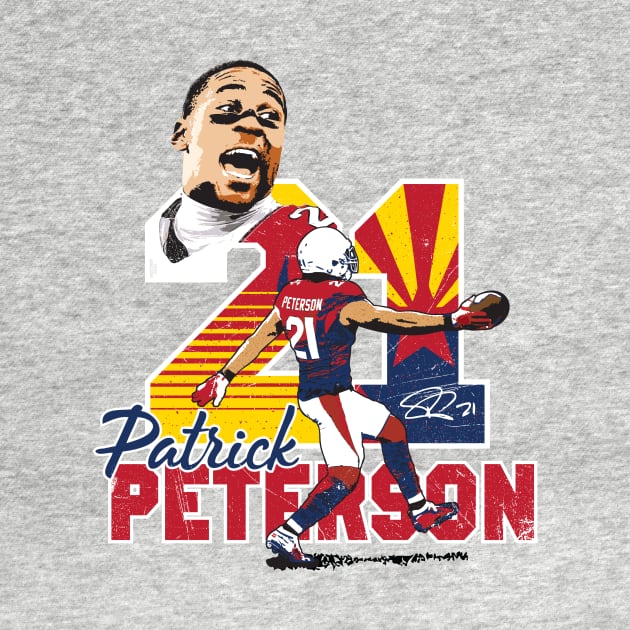 Arizona Cardinals Peterson Tee T-Shirt by goderslim